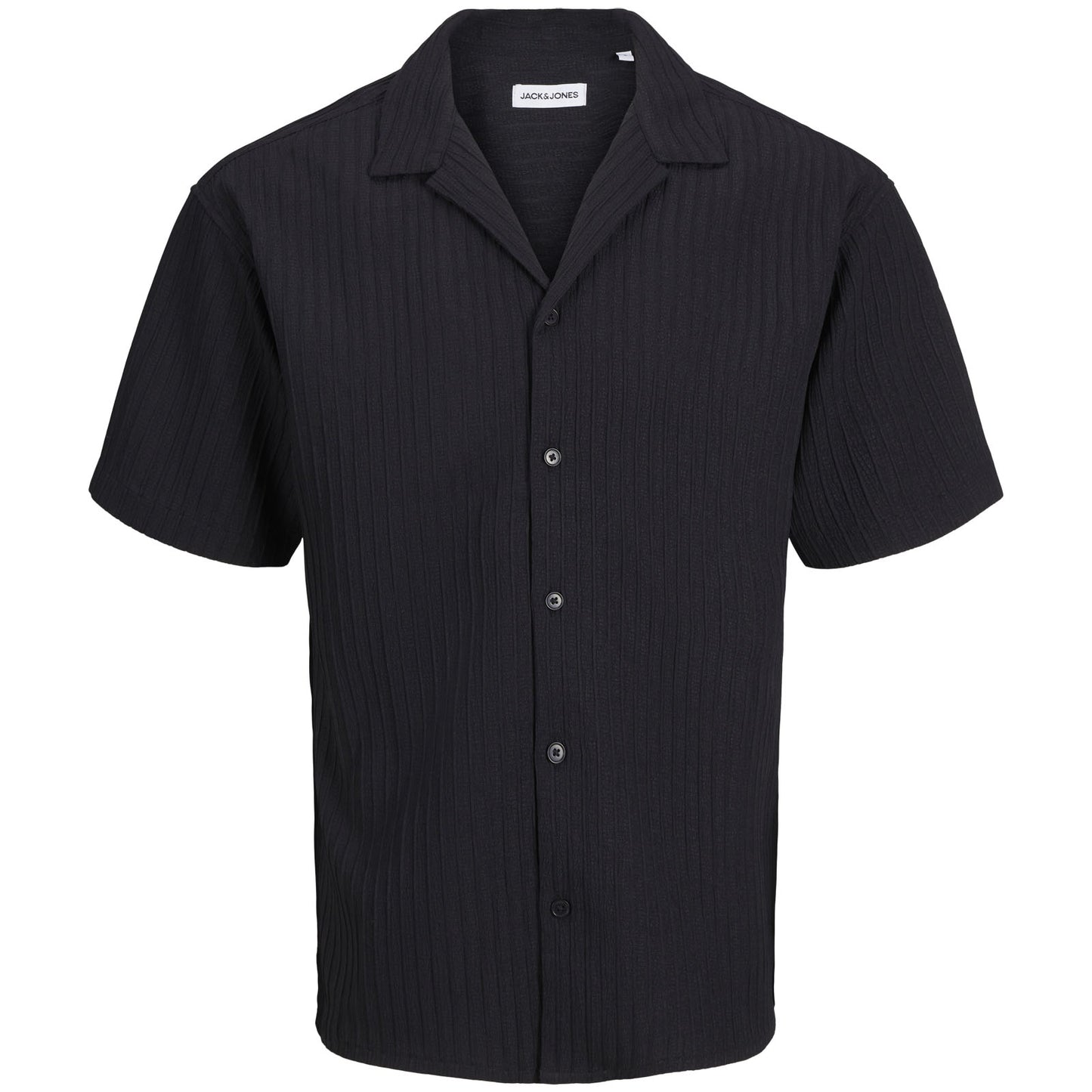 Jack & Jones Plus Size Massimo Resort Shirt Black