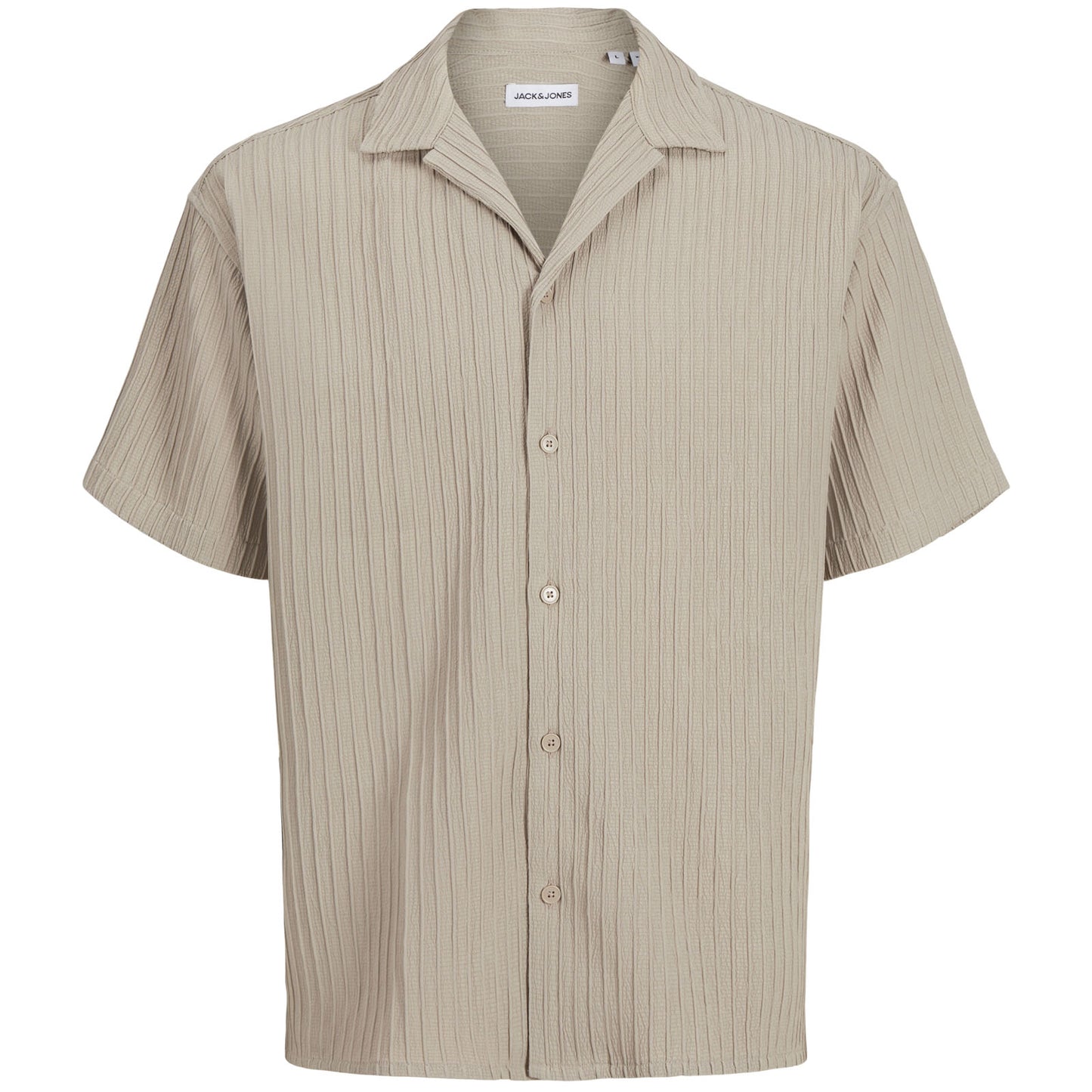 Jack & Jones Plus Size Massimo Resort Shirt Oxford Tan