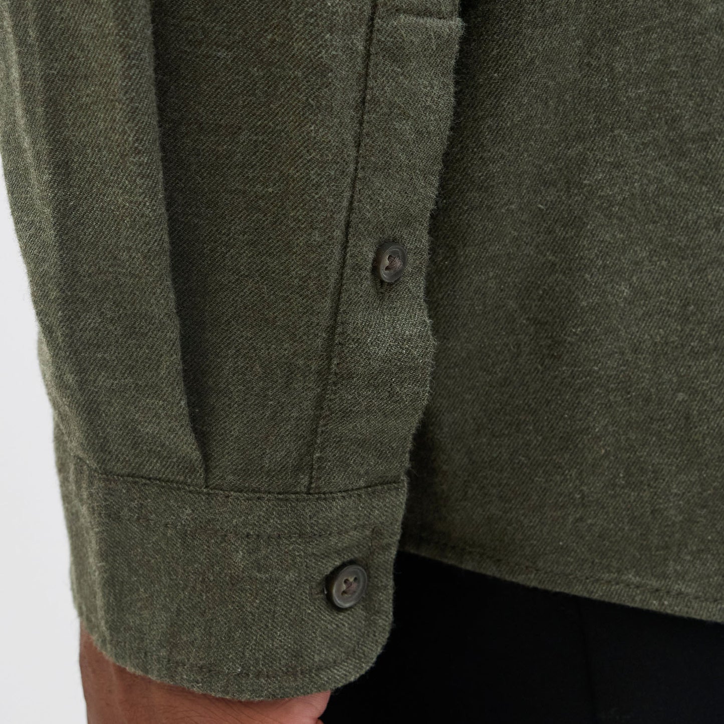 Jack & Jones Plus Size Classic Melange Long Sleeve Shirt Rosin
