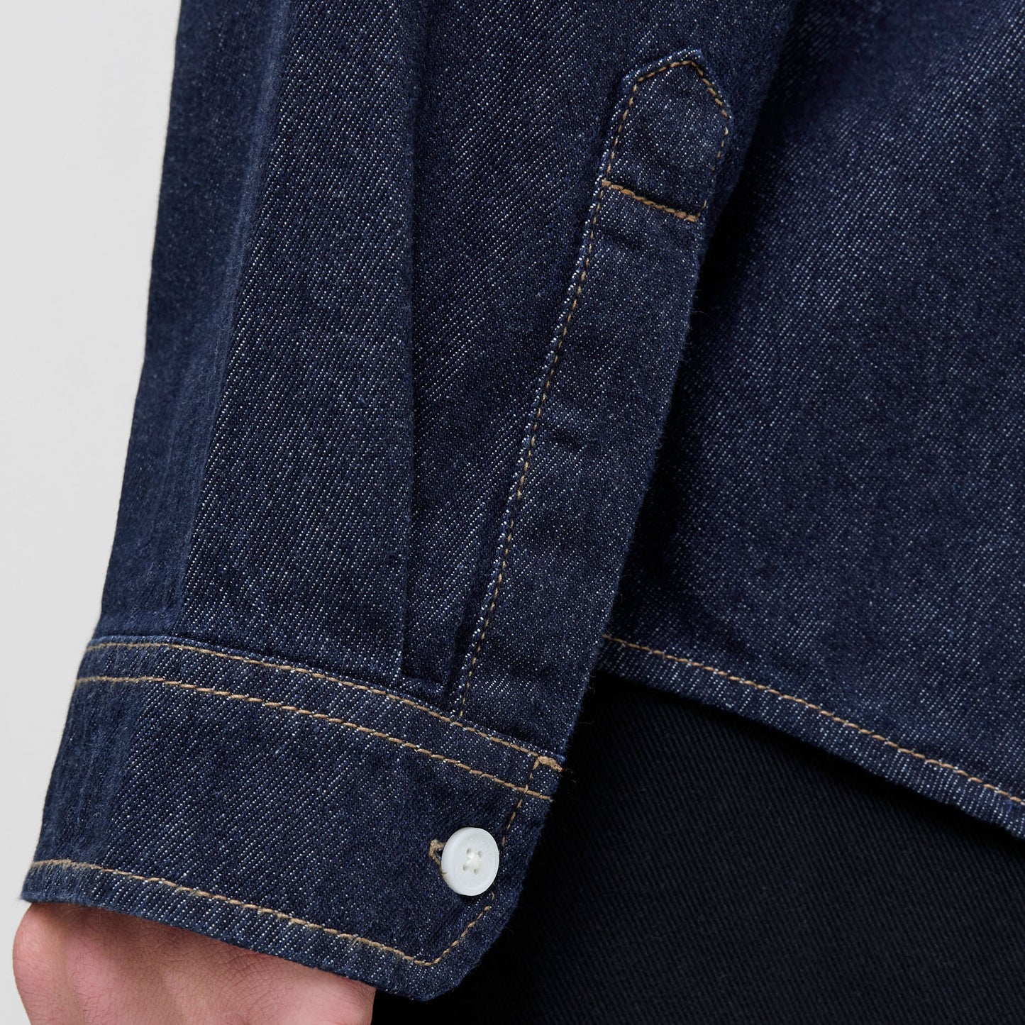 Jack & Jones Plus Size Norrebro Denim Long Sleeve Shirt