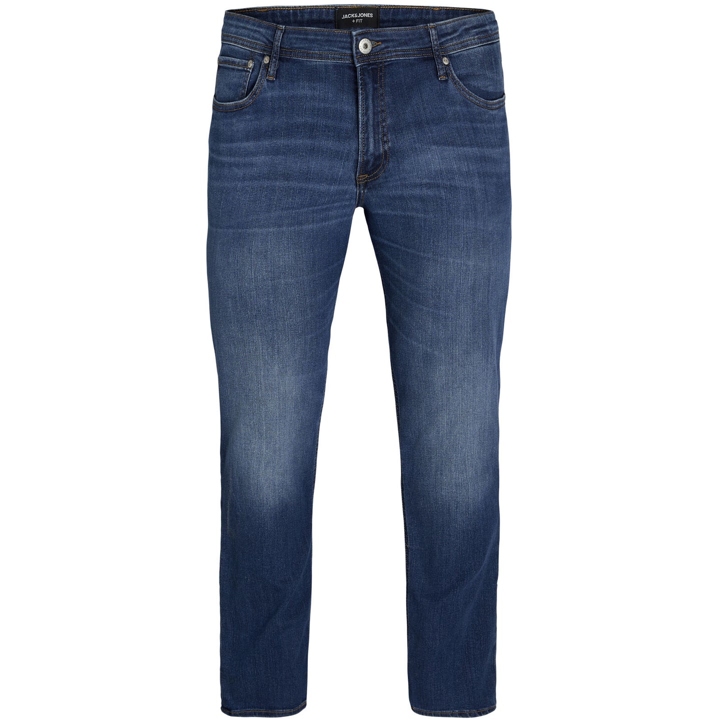 Jack & Jones Plus Size Tim Original Slim Straight Jeans Blue