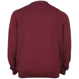 Lyle & Scott Plus Size Cotton Merino Crew Neck Jumper Port