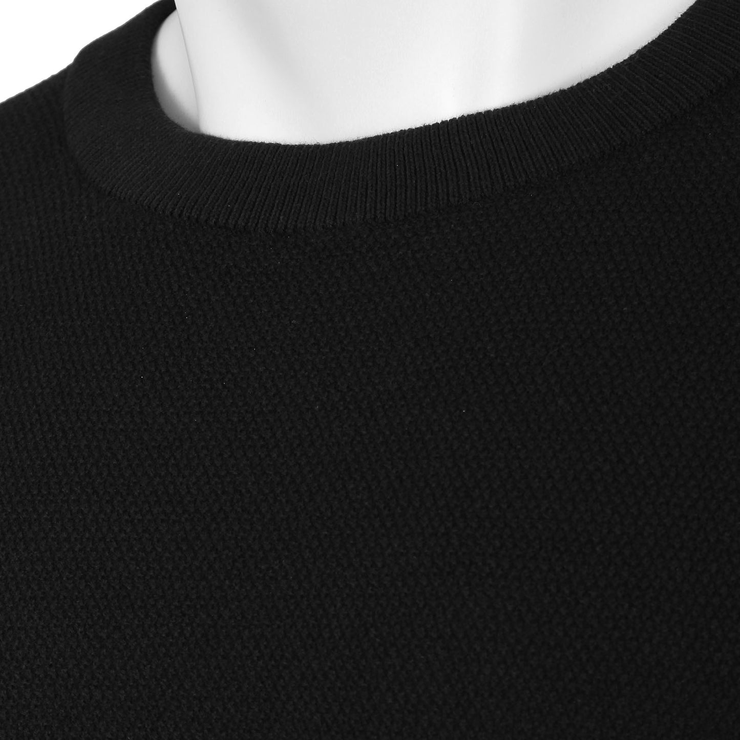 Jack & Jones Plus Size Lafayette Crew Knitwear Black