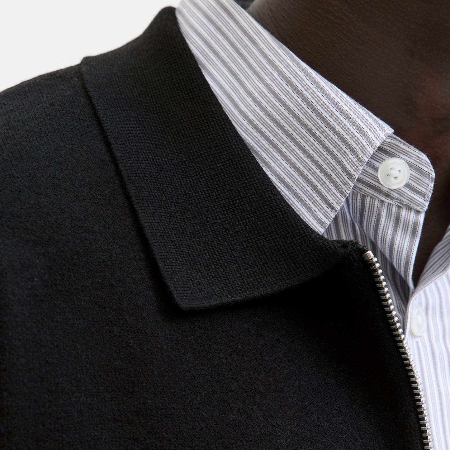 Jack & Jones Plus Size Bradfort Zip Knit Cardigan Black