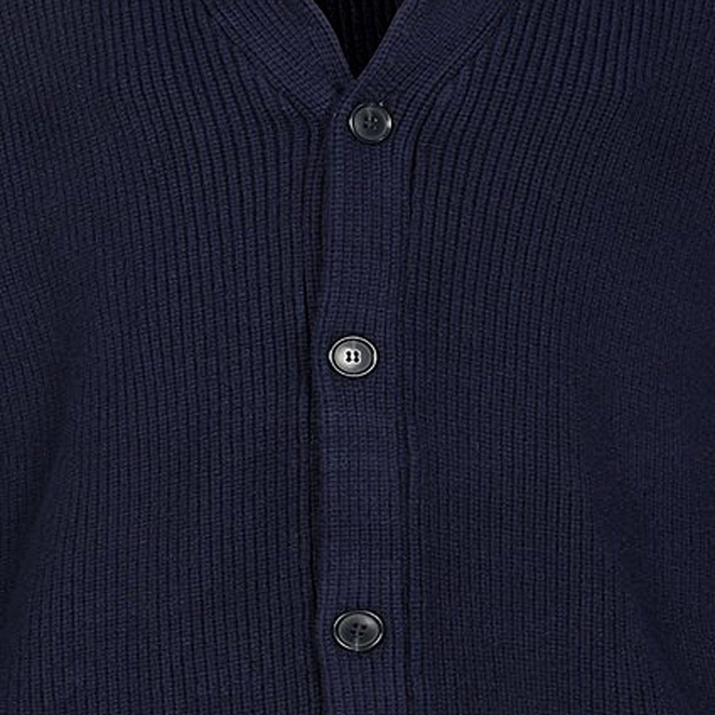 Espionage Plus Size Kw080 Shawl Collar Cardigan Navy