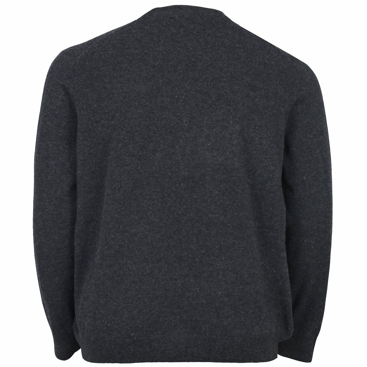 Lyle & Scott Plus Size Lambswool Blend Crew Jumper Jet Black Marl