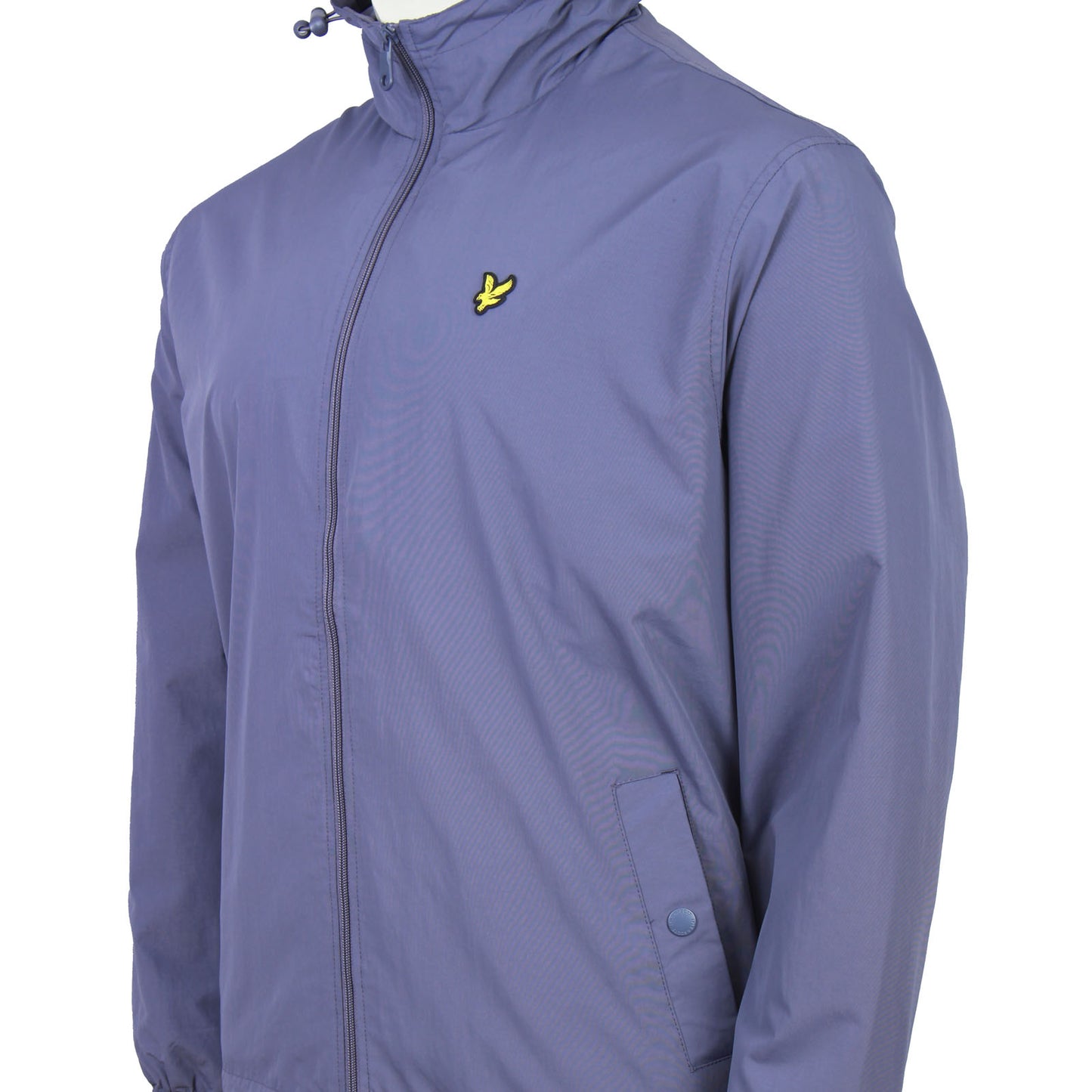 Lyle & Scott Plus Size Zip Through Hooded Jacket Graystone