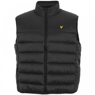Lyle & Scott Plus Size Wadded Gilet Jet Black
