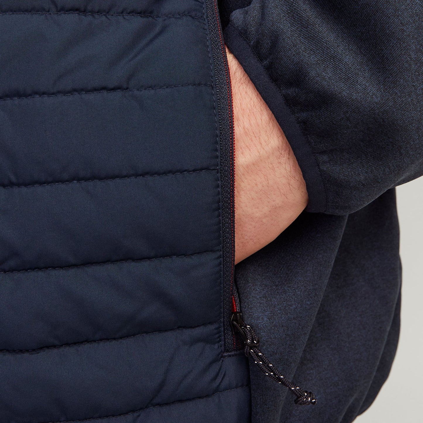 Jack & Jones Plus Size Multi Quilted Collar Jacket Navy Blazer