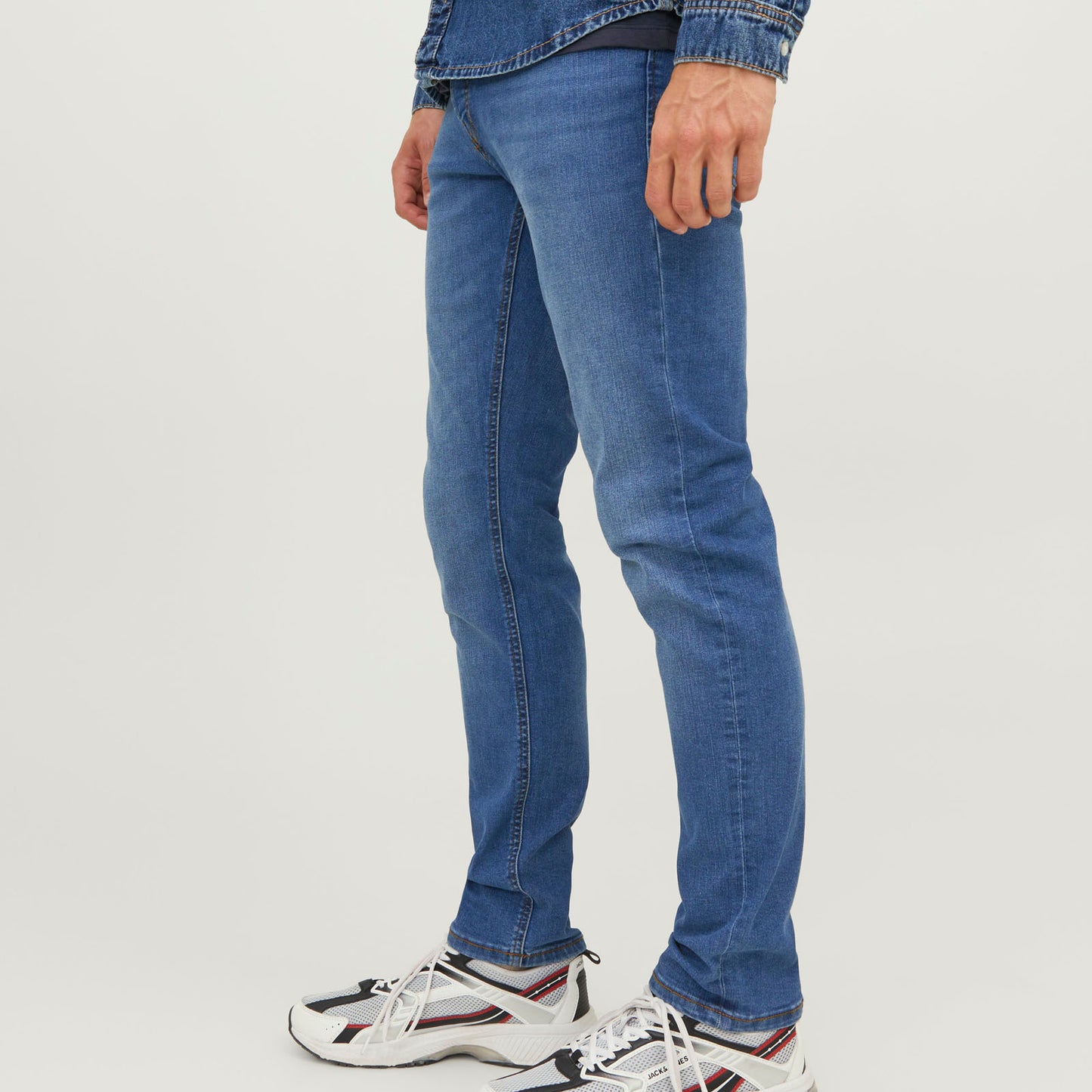 Jack & Jones Plus Size Glenn Original Slim Jeans Blue