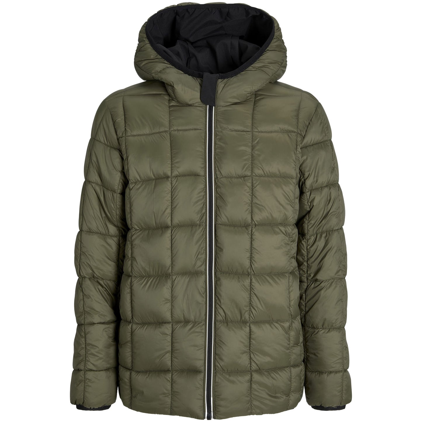 Jack & Jones Plus Size Brook Reversible Jacket Black/Green