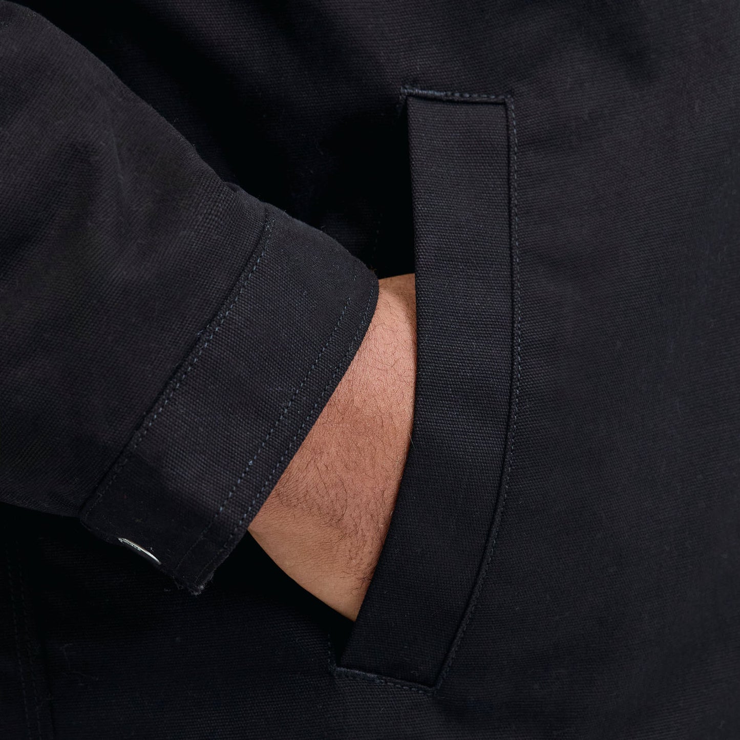 Jack & Jones Plus Size Dover Worker Jacket Black