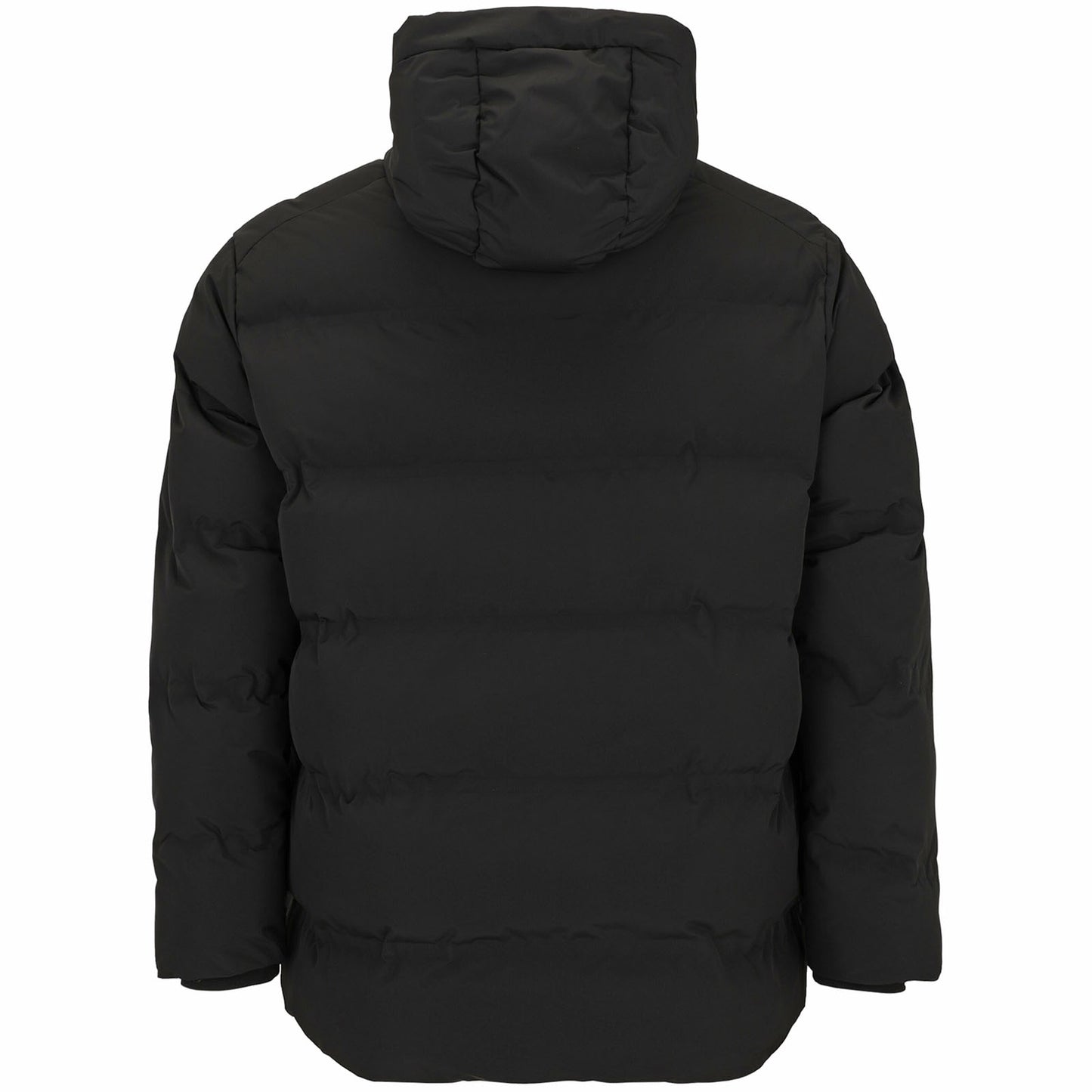 Jack & Jones Plus Size Soho Puffer Hooded Jacket Black