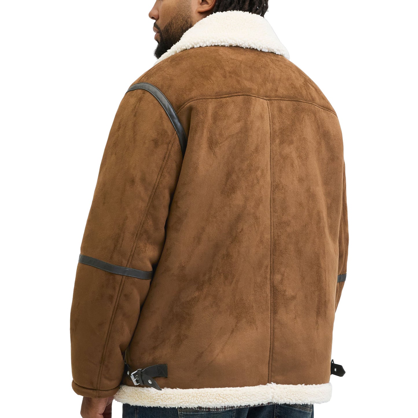Jack & Jones Plus Size Cole Aviator Jacket Cognac