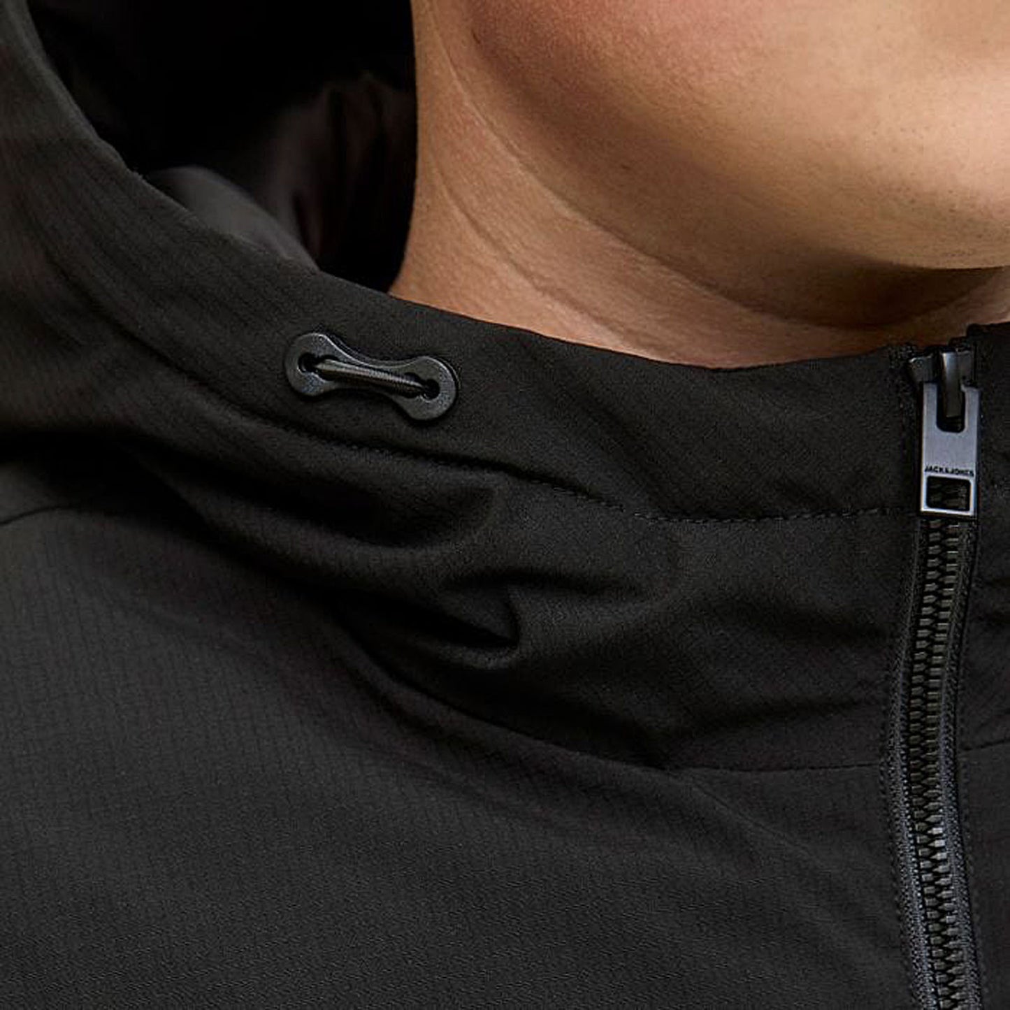 Jack & Jones Plus Size Global Puffer Jacket Black