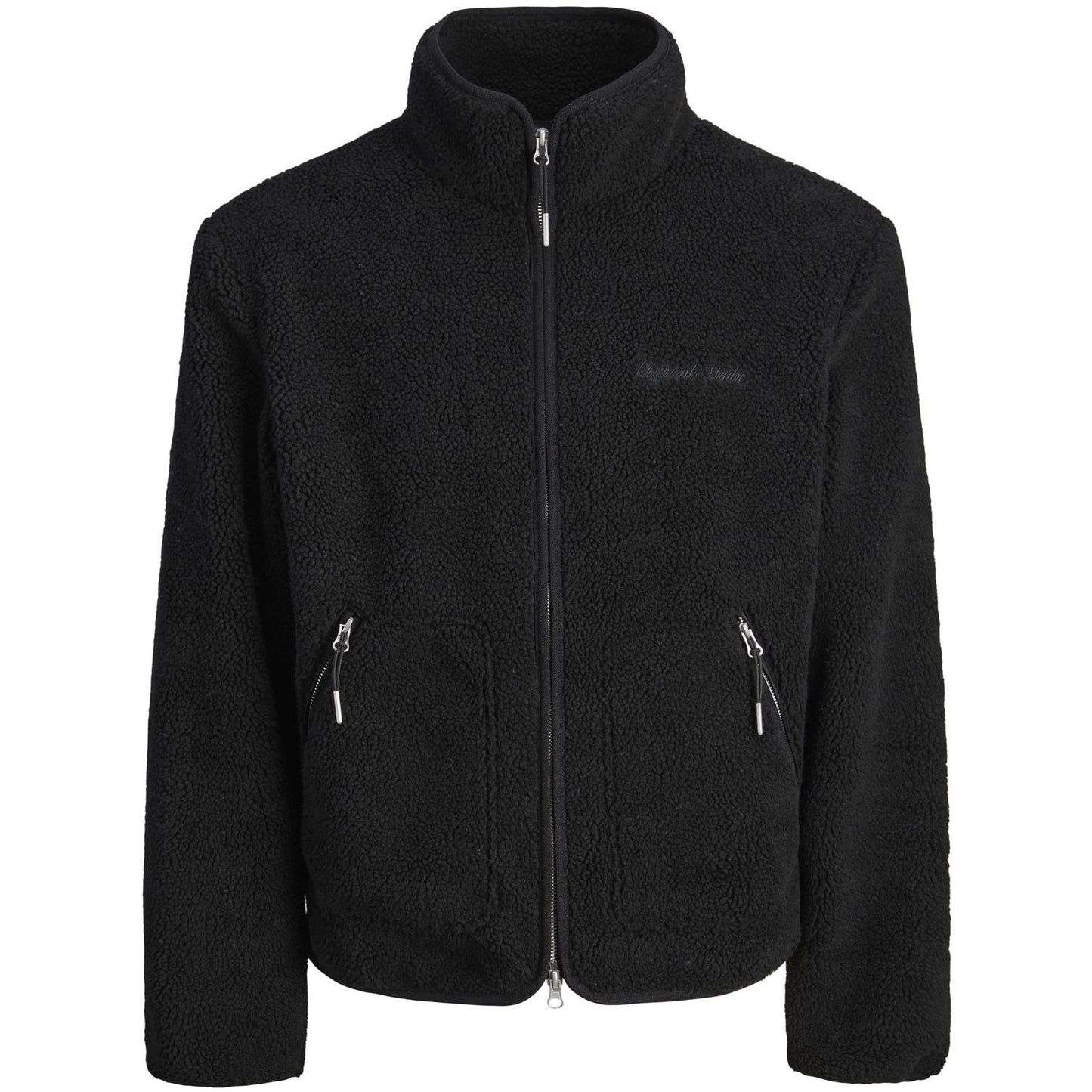 Jack & Jones Plus Size Norrebro Teddy Jacket Black