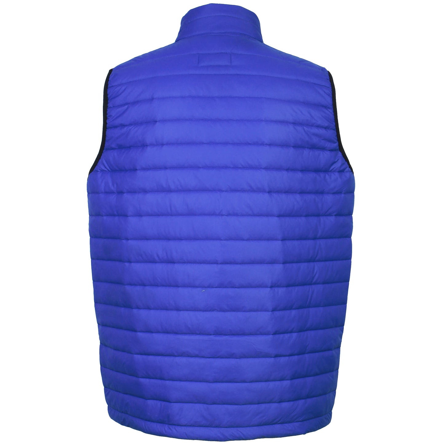 Kam Jeans Plus Size Kv141 Zip Through Gilet Royal Blue