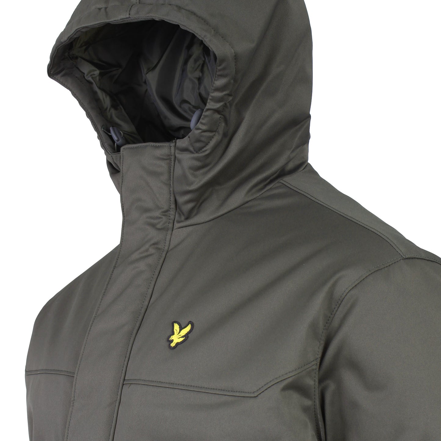 Lyle & Scott Plus Size Padded Parka Olive
