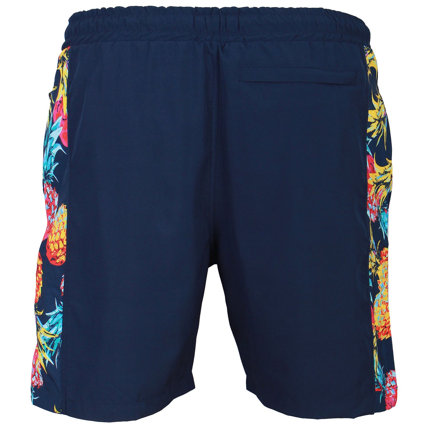 Kam Jeans Plus Size Pineapple Stretch Swim Shorts Navy