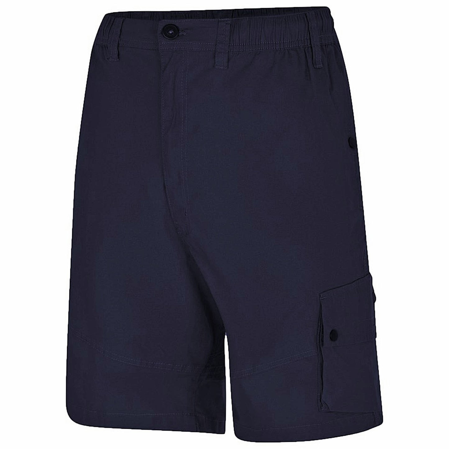 Espionage Plus Size Stretch Poplin Cargo Shorts Dark Navy