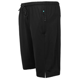 Kam Jeans Plus Size Ap004 Active Performance Shorts Black