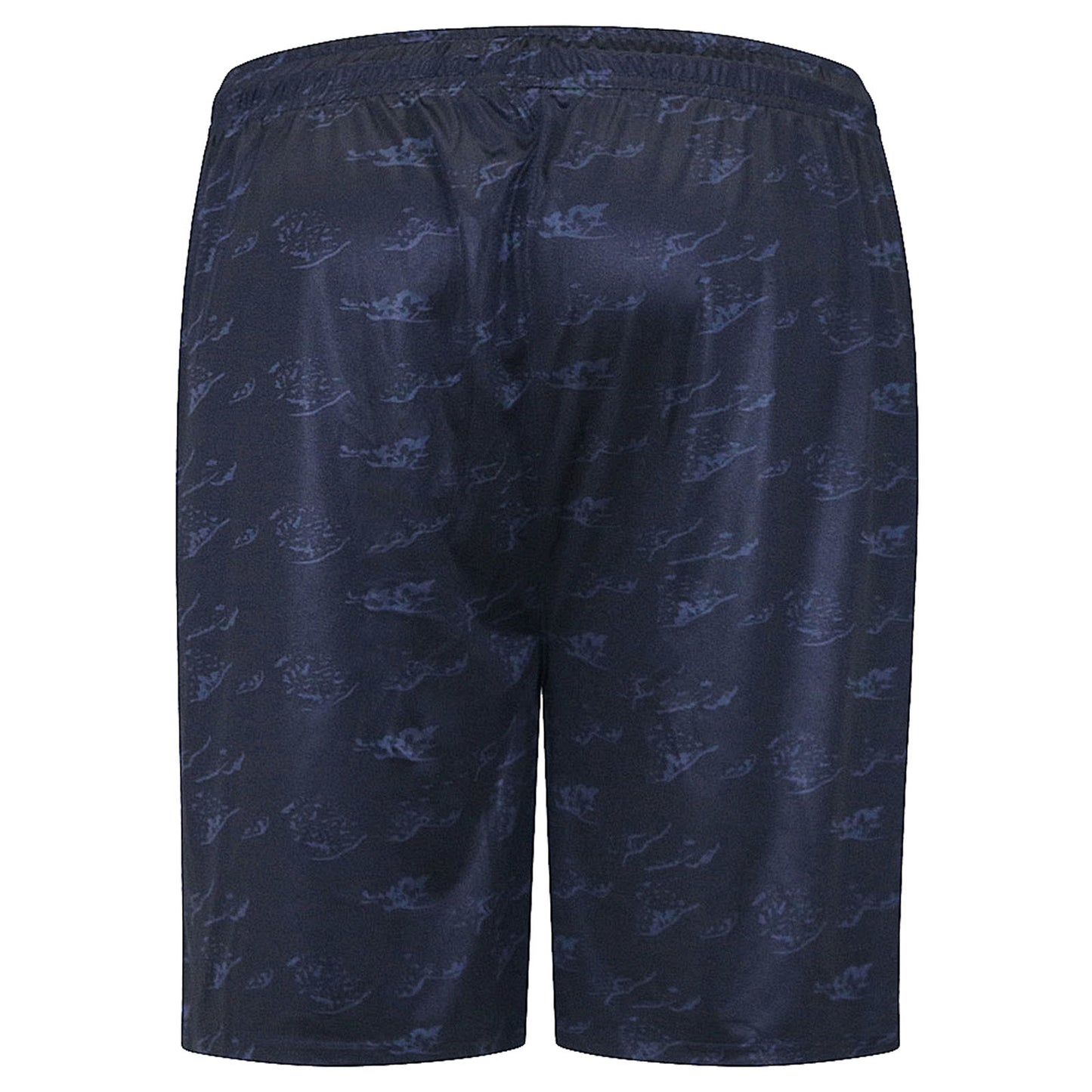 D555 Plus Size Woking Dry Wear Poly Stretch Shorts Navy