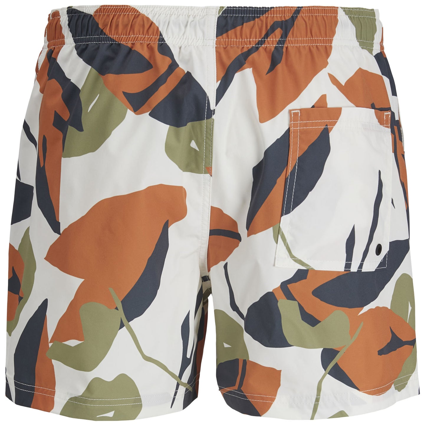 Jack & Jones Plus Size Maui Ocean Days Swim Shorts Cloud Dancer