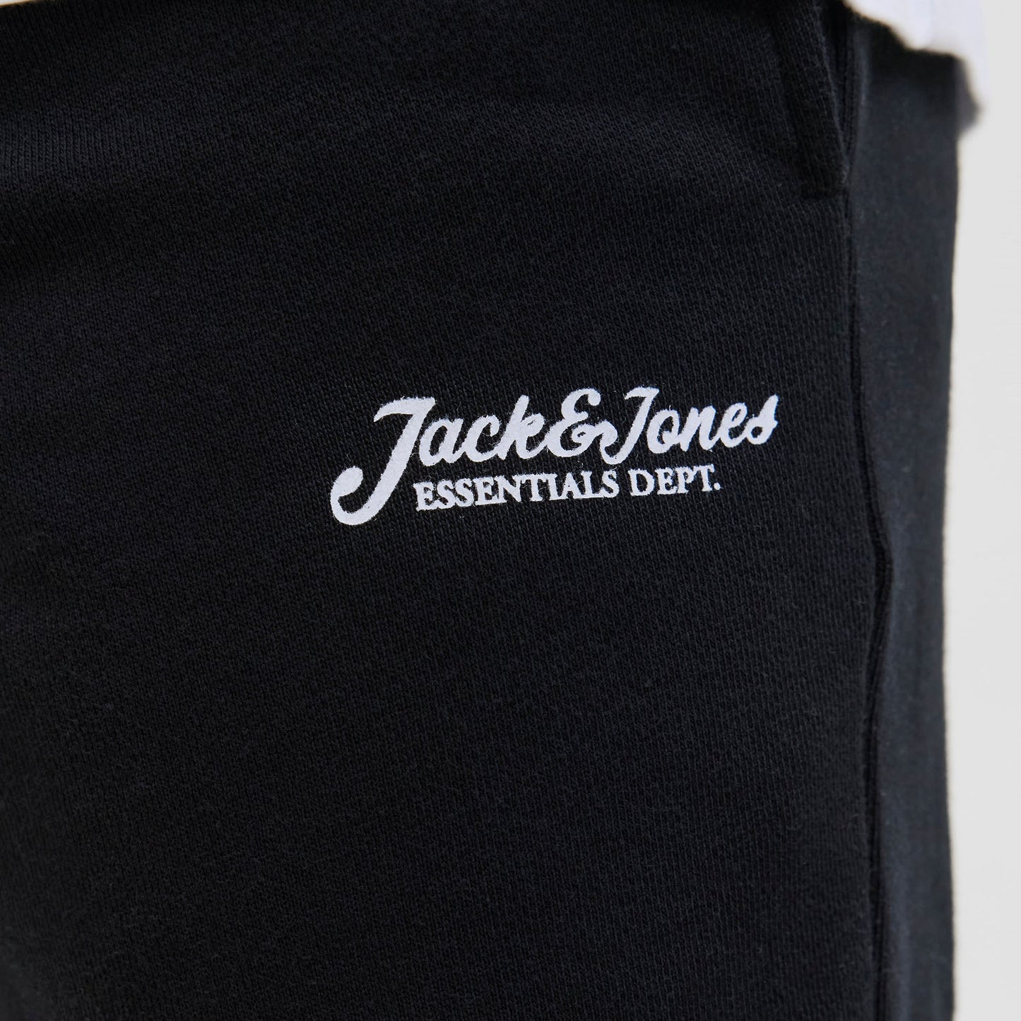Jack & Jones Plus Size Gordon Beau Sweat Shorts Black