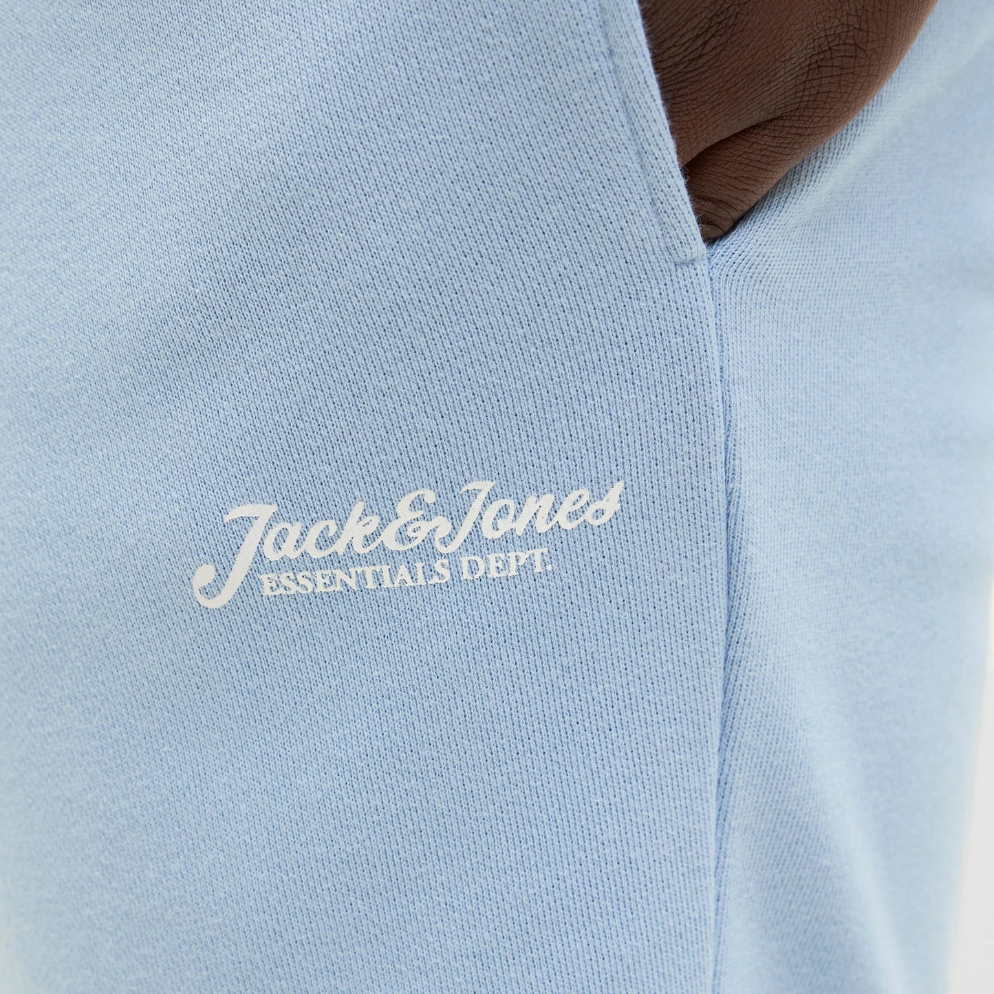 Jack & Jones Plus Size Gordon Beau Sweat Shorts Chambray Blue