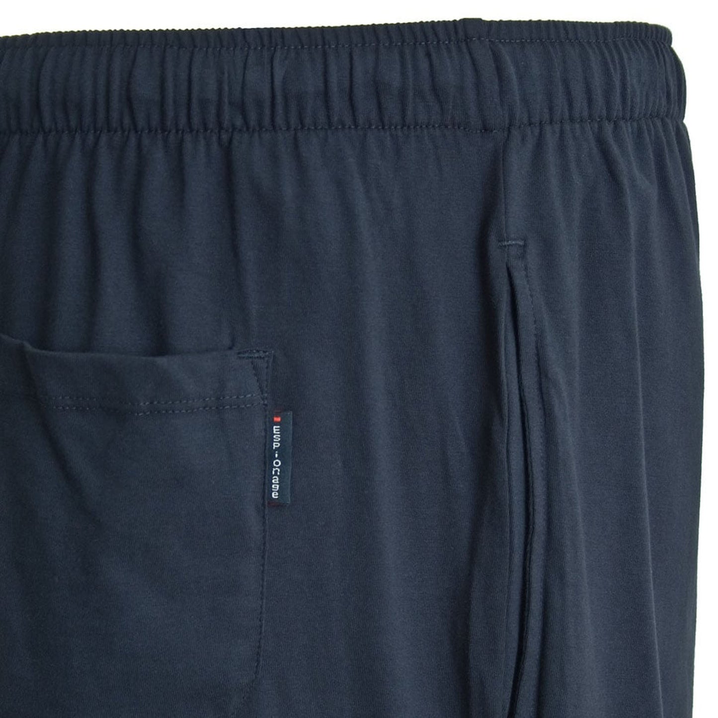 Espionage Plus Size Plain Lounge Shorts Navy