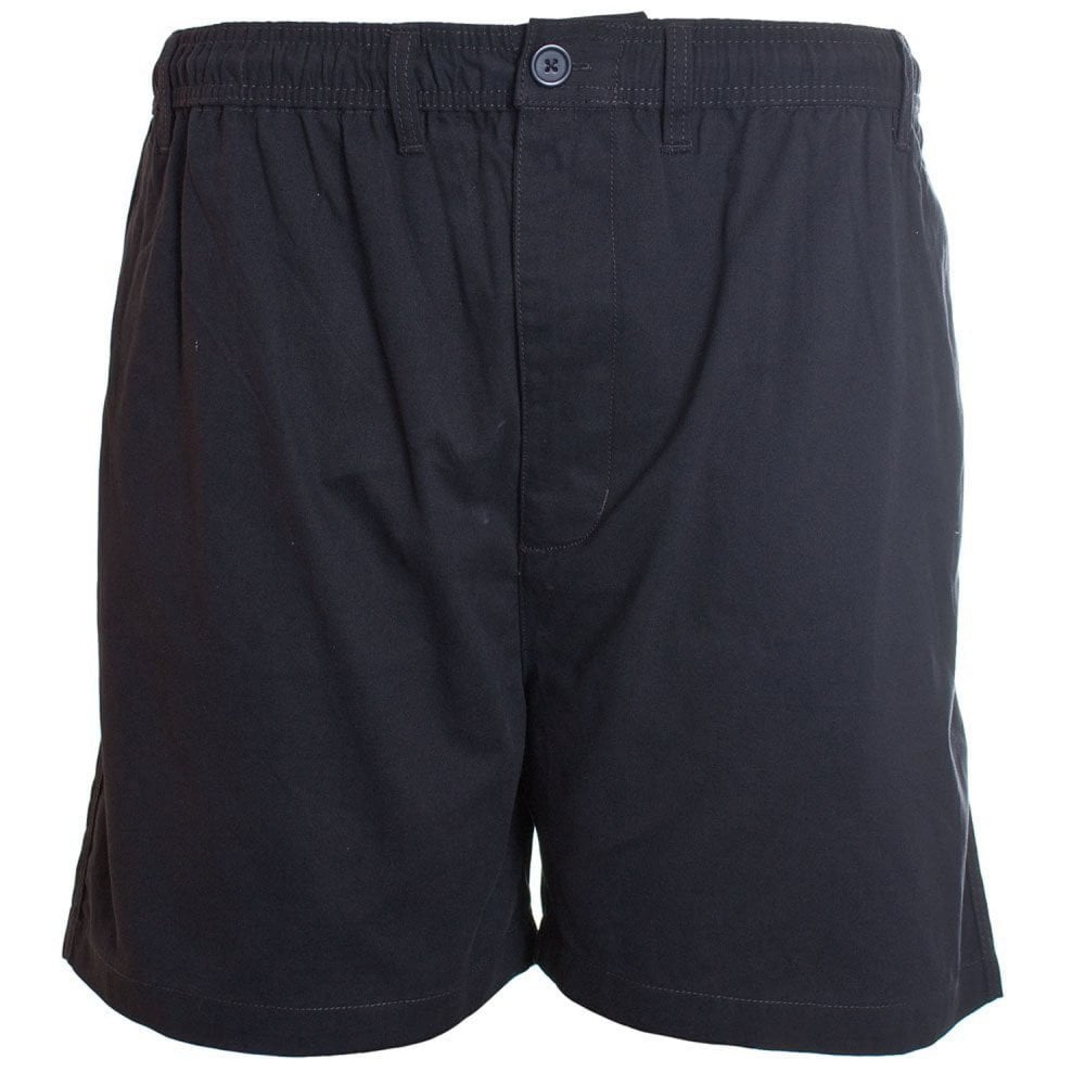 Espionage Plus Size Stretch Twill Rugby Shorts Dark Navy