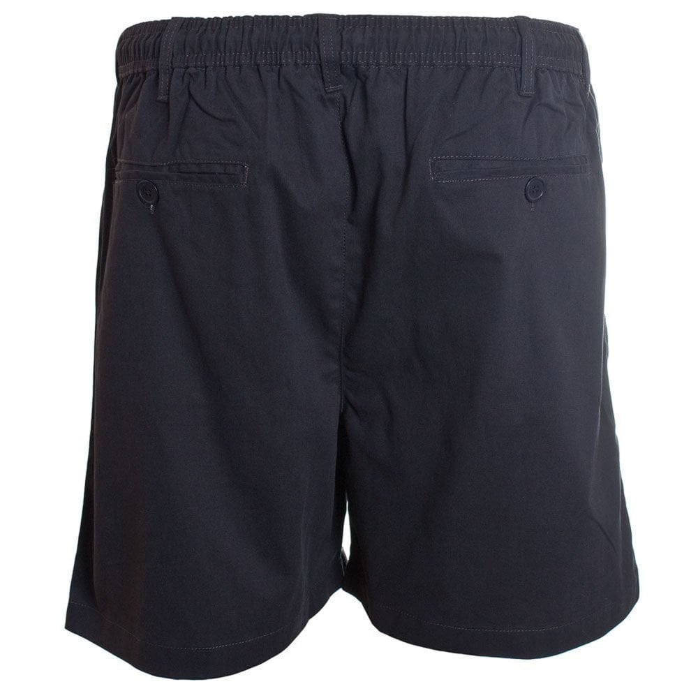 Espionage Plus Size Stretch Twill Rugby Shorts Dark Navy