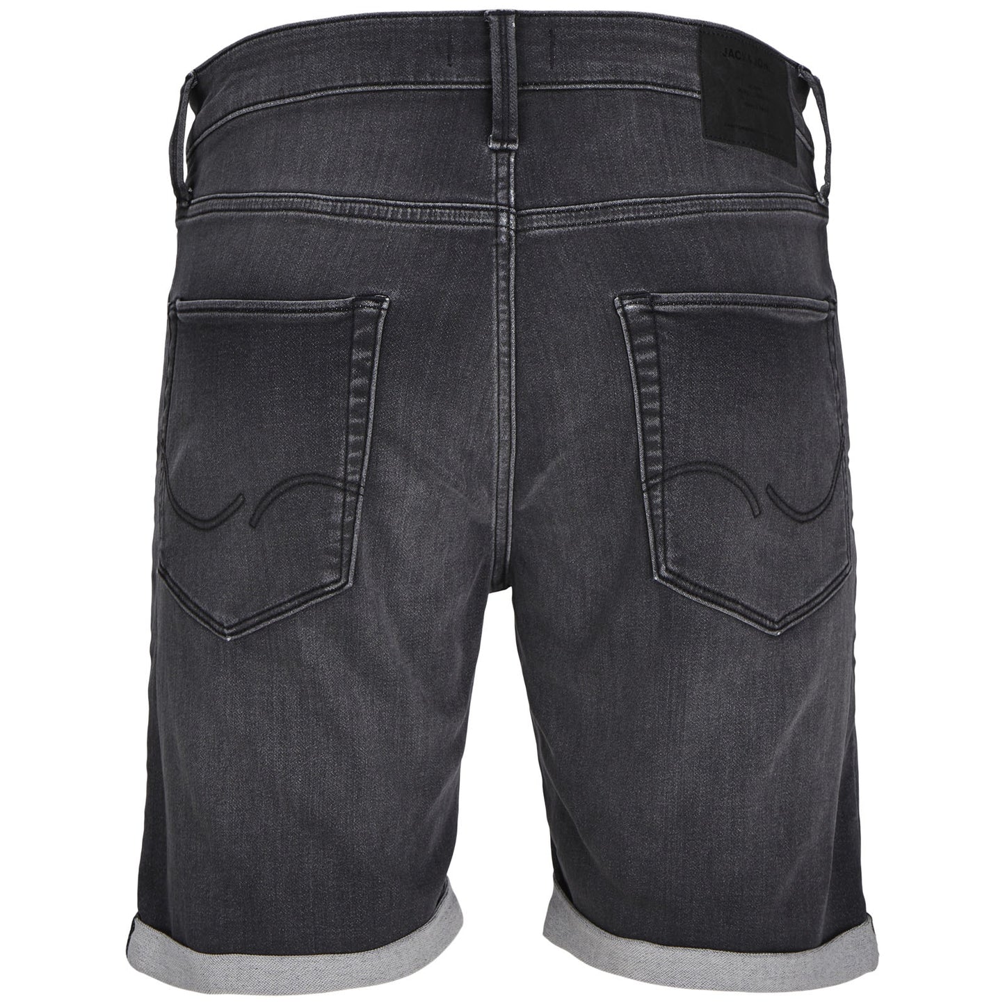 Jack & Jones Plus Size Rick Icon Denim Shorts Black