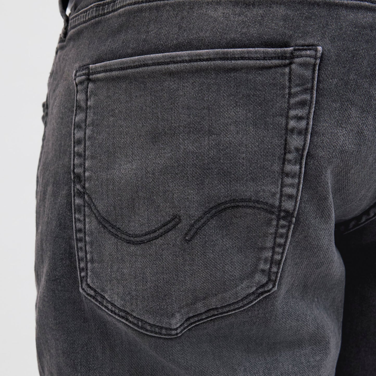 Jack & Jones Plus Size Rick Icon Denim Shorts Black