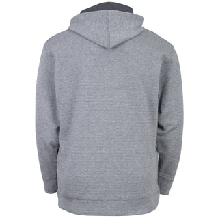Kam Jeans Plus Size Textured Interlock Hoodie Charcoal