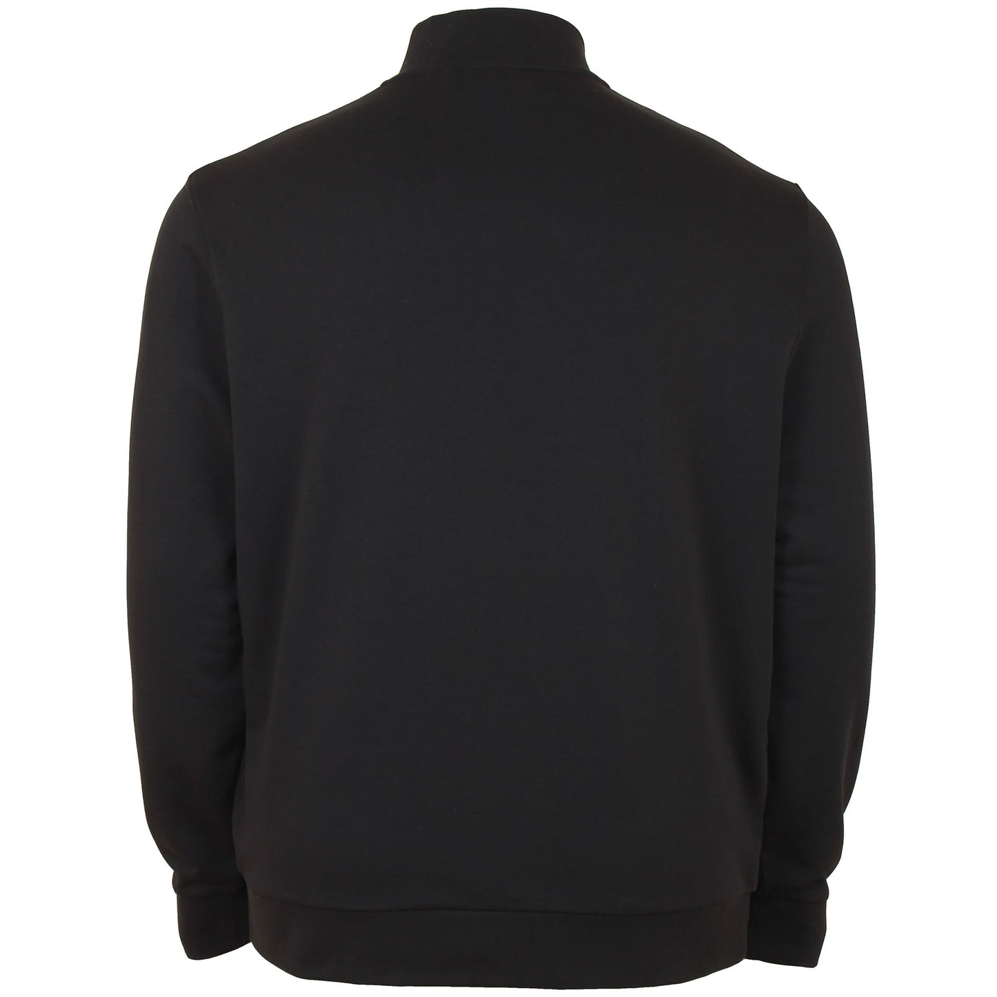 Lyle & Scott Plus Size Loopback Quarter Zip Sweater Jet Black
