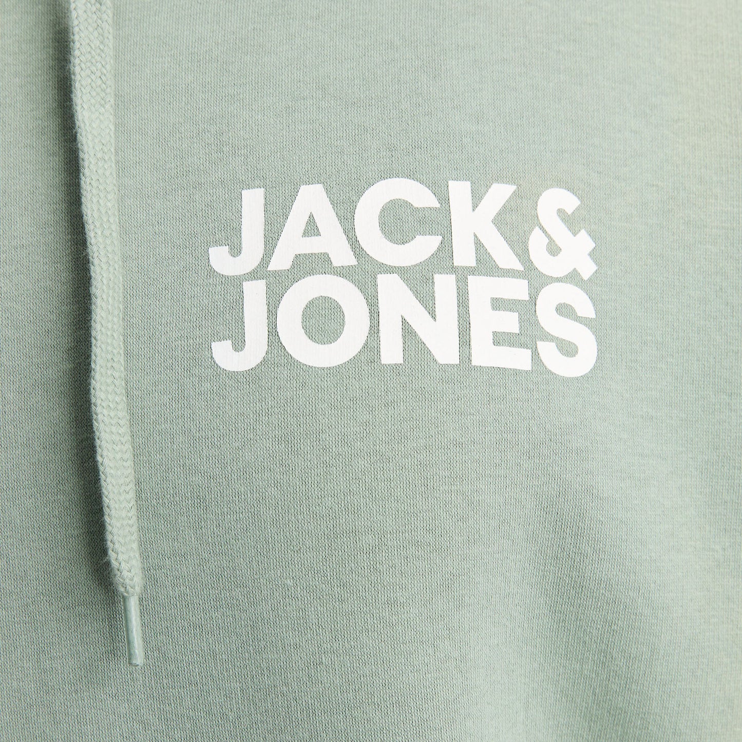Jack & Jones Plus Size Corp Logo Hoodie Iceberg Green