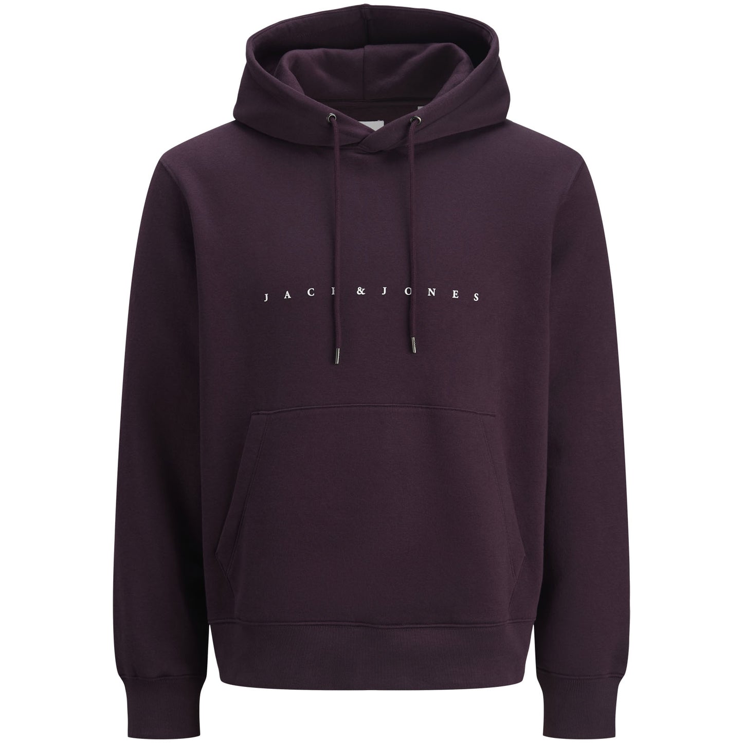 Jack & Jones Plus Size Star Pullover Hoodie Plum Perfect