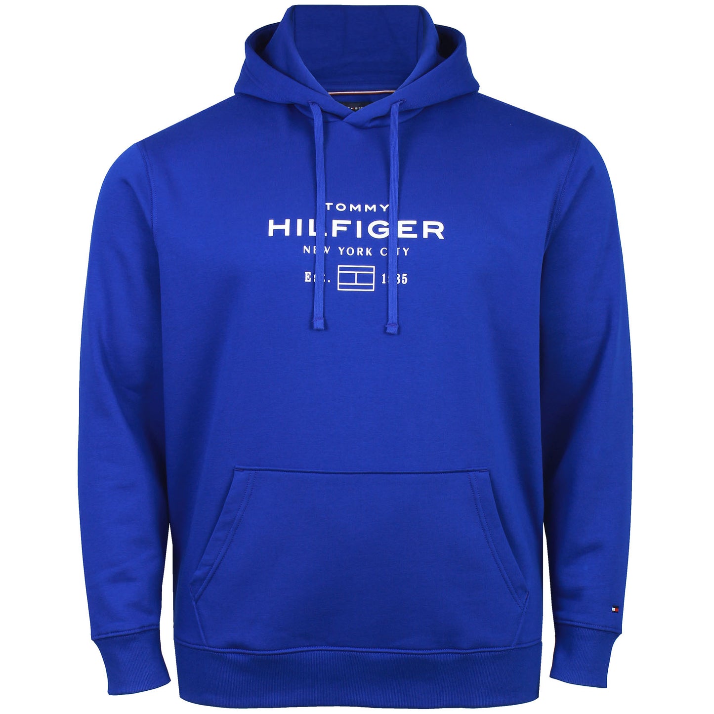 Tommy Hilfiger Plus Size Oval Graphic Hoodie Wedge Blue