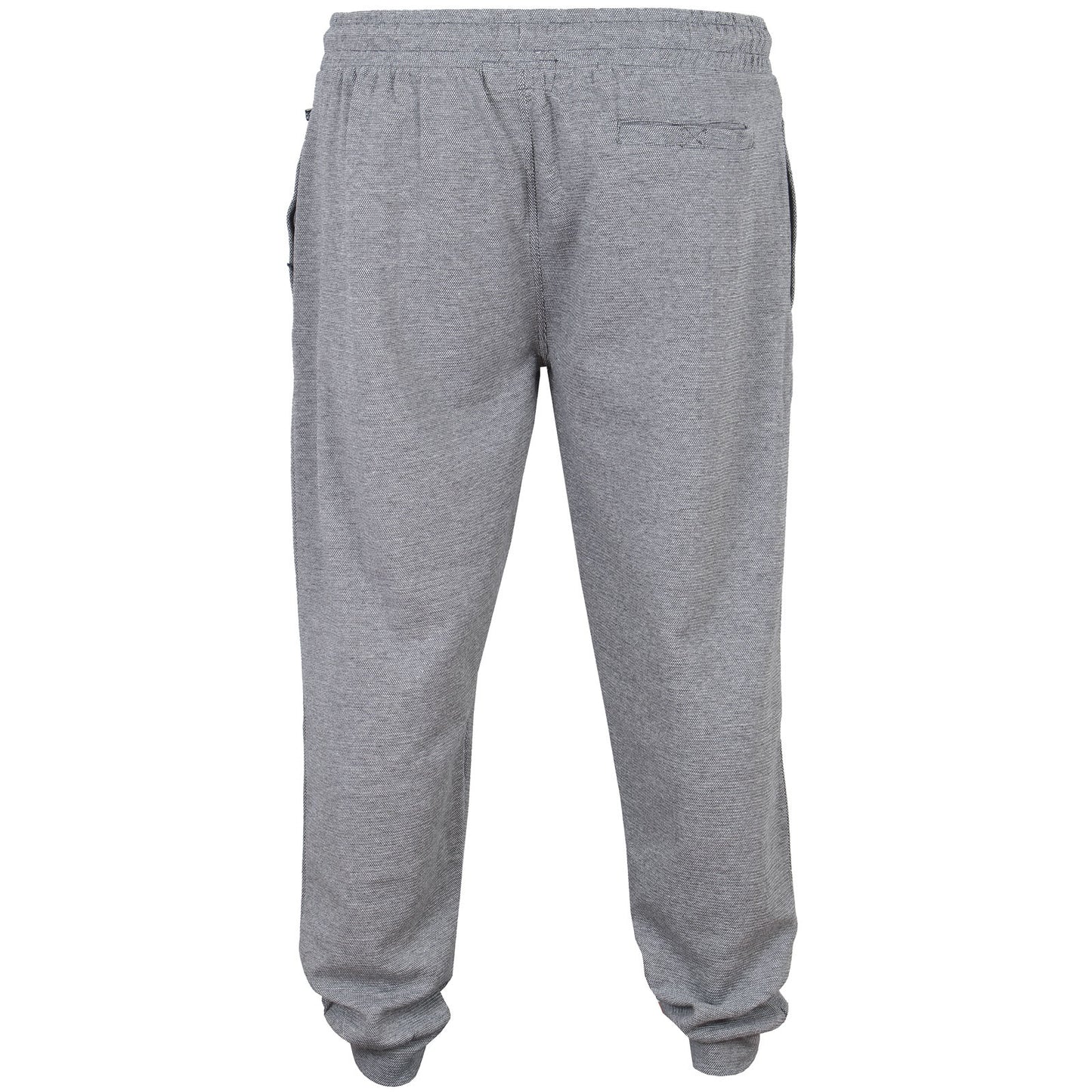Kam Jeans Plus Size Textured Interlock Joggers Charcoal
