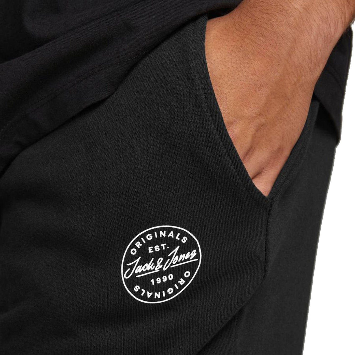 Jack & Jones Plus Size Gordon Shark Joggers Black