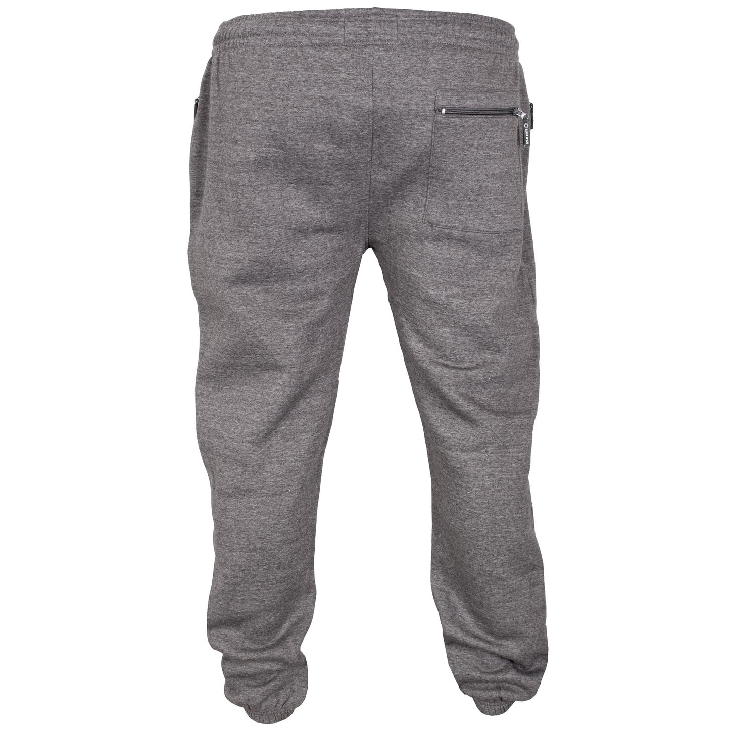 Solid State Plus Size Phoenix Straight Cuffed Joggers Grey Marl