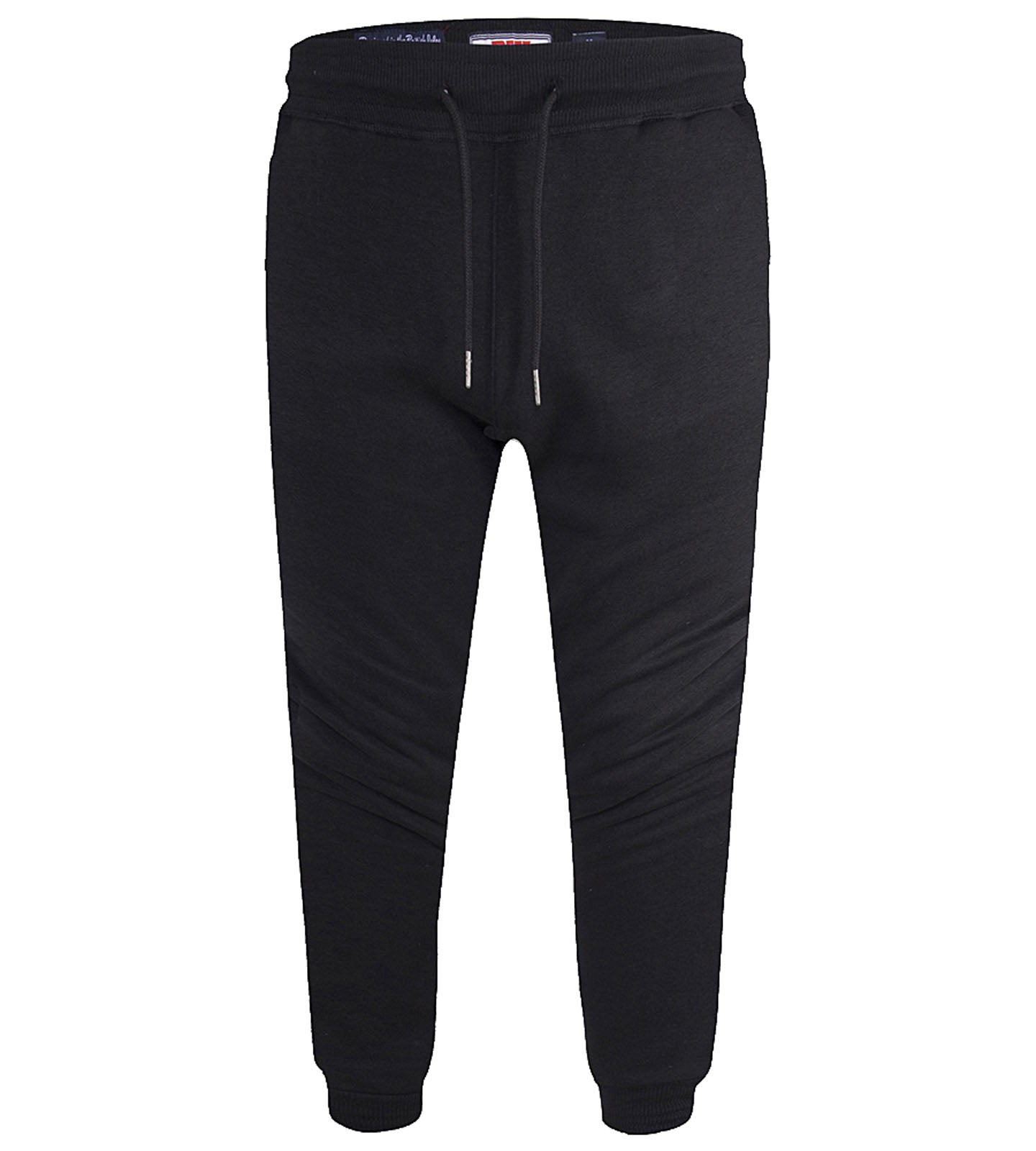 D555 Plus Size Brandon Cuffed Joggers Black