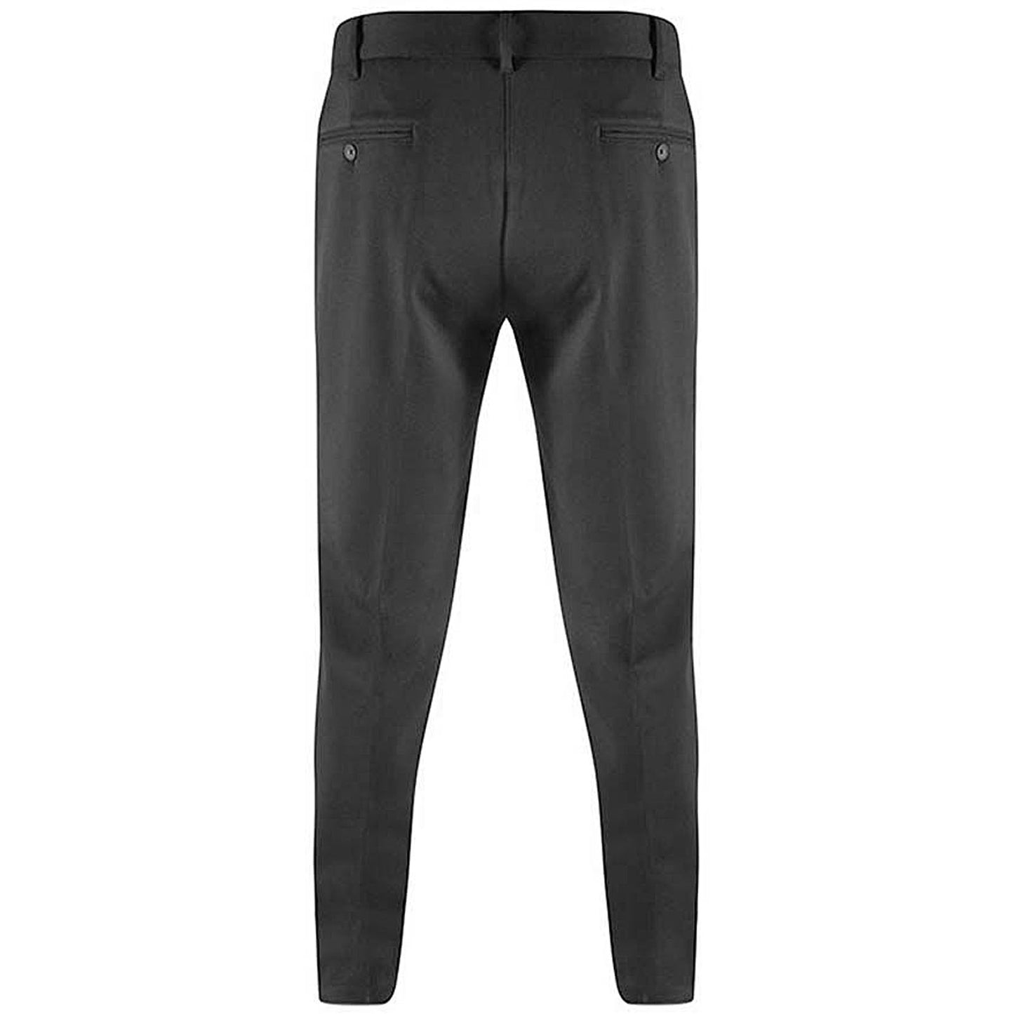D555 Plus Size Yarmouth Super Stretch Trousers Black