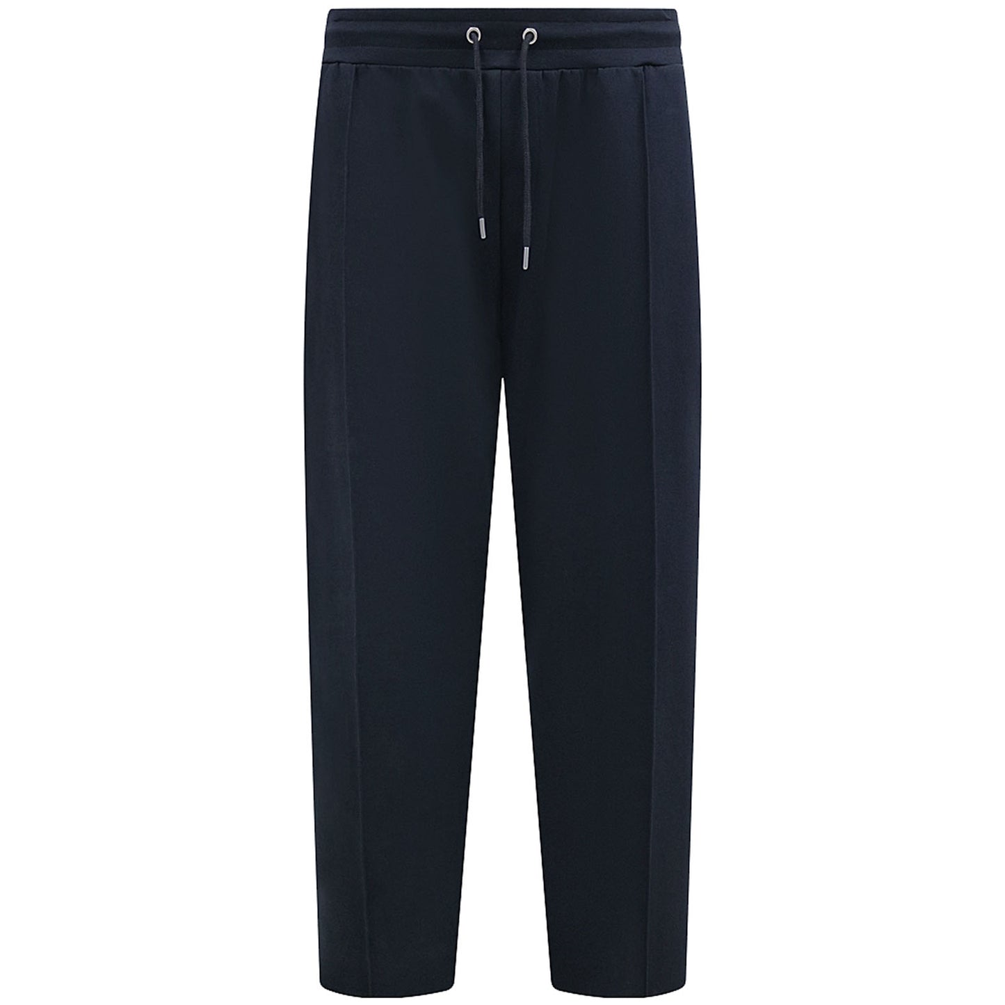 D555 Plus Size Kingswood Couture Open Hem Joggers Dark Navy