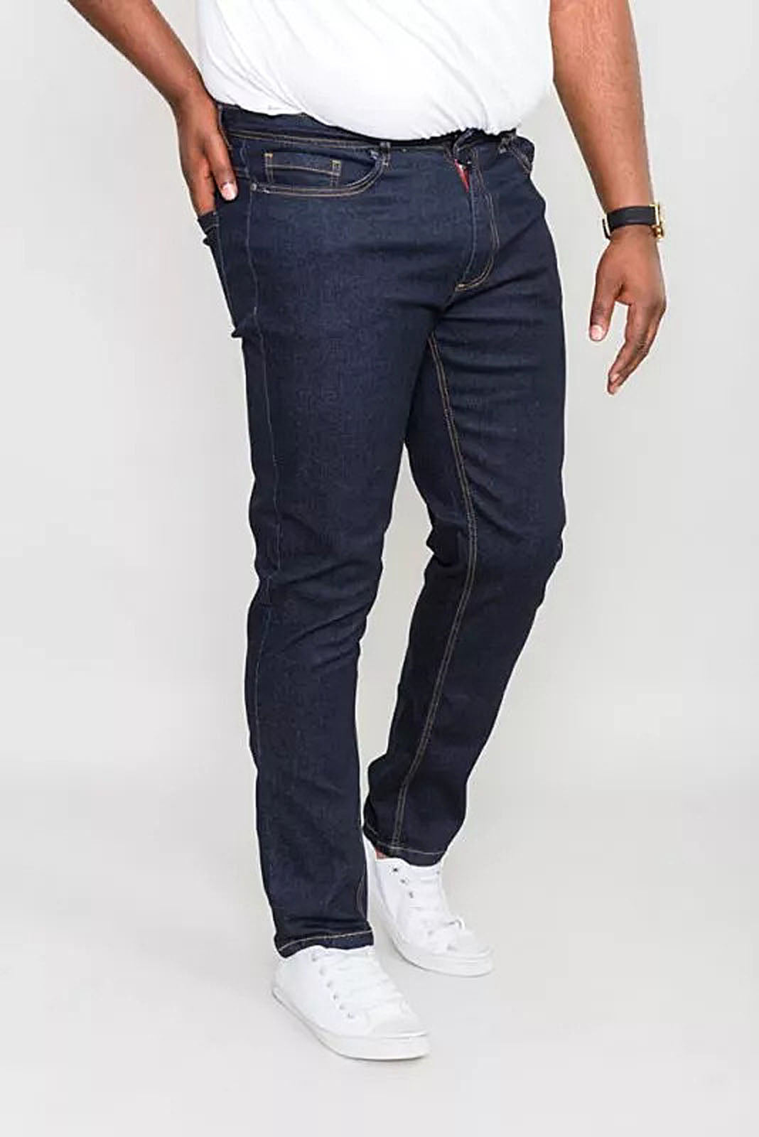 D555 Plus Size Cedric Jeans Indigo Blue
