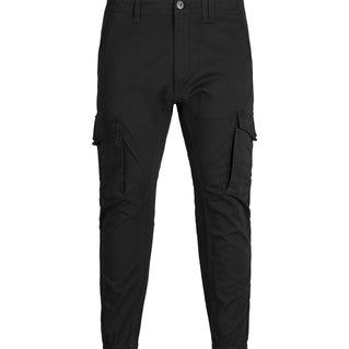 Jack & Jones Plus Size Paul Flake Cargo Pants Black