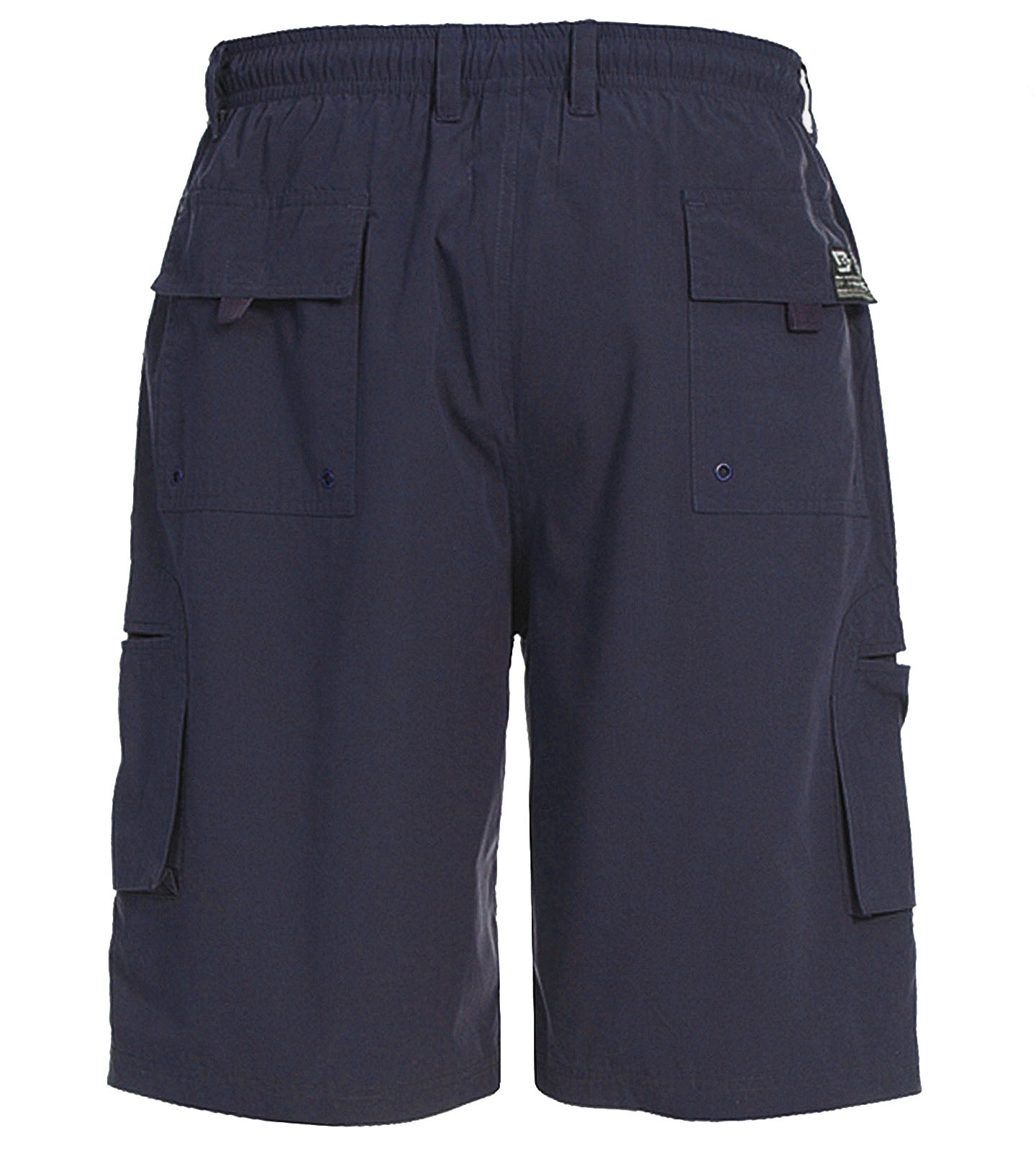 D555 Plus Size Shaped Pocket Cargo Shorts Navy