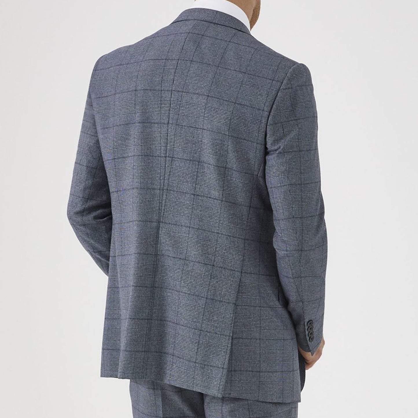 Skopes Plus Size Reece Heritage Check Jacket Blue
