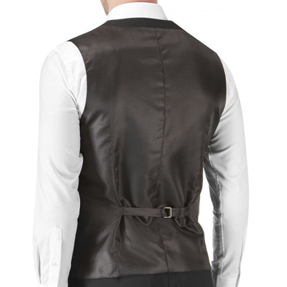 Skopes Plus Size Mm1327 Darwin Waistcoat Black